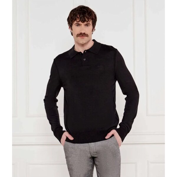 BOSS ORANGE Vlnené polo tričko Avac | Slim Fit 62938960