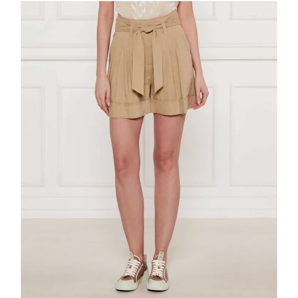 Marc Cain Ľanové šortky | Relaxed fit | high waist 62938987