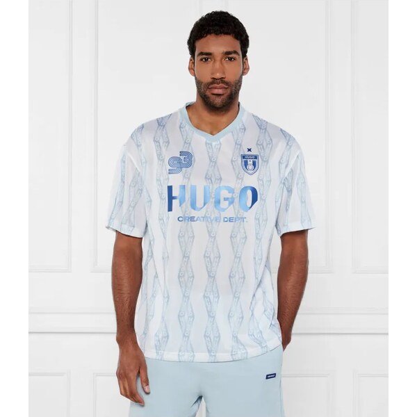Hugo Blue Tričko Notbal | Oversize fit 62907516