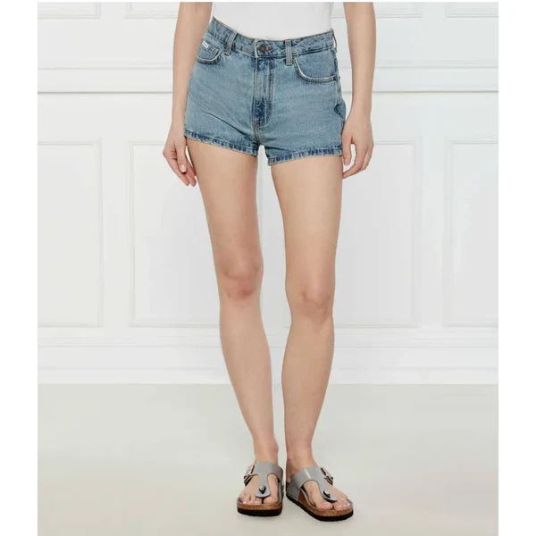 Guess Jeans Džínsové šortky VINTAGE | Regular Fit | s prímesou ľanu 62726011