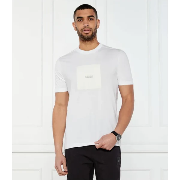 BOSS GREEN Tričko Logo Rib | Regular Fit 62619215