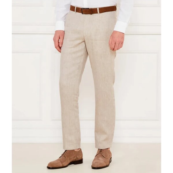 Oscar Jacobson Ľanové nohavice Denz | Slim Fit 62469904