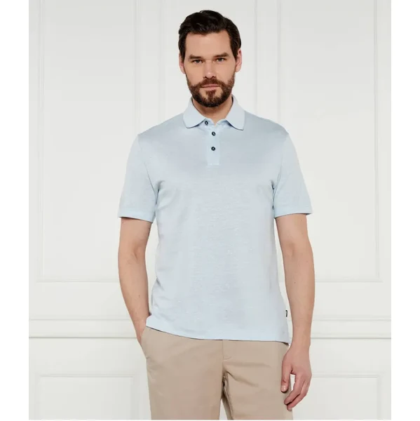 BOSS BLACK Polo tričko H-Press 28 | Regular Fit | s prímesou ľanu 62371381