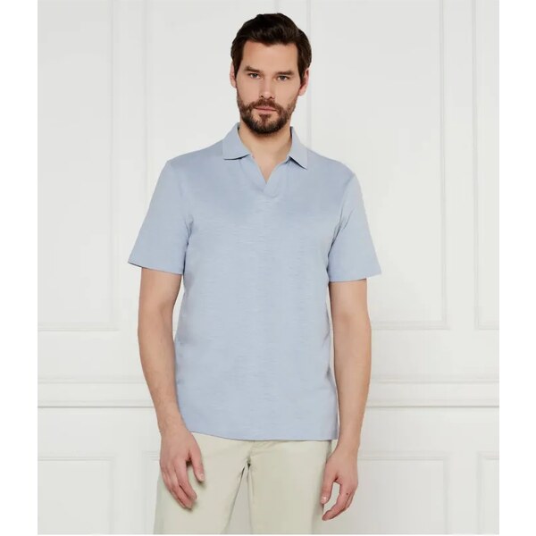 Calvin Klein Polo tričko | Regular Fit | s prímesou ľanu 62297672