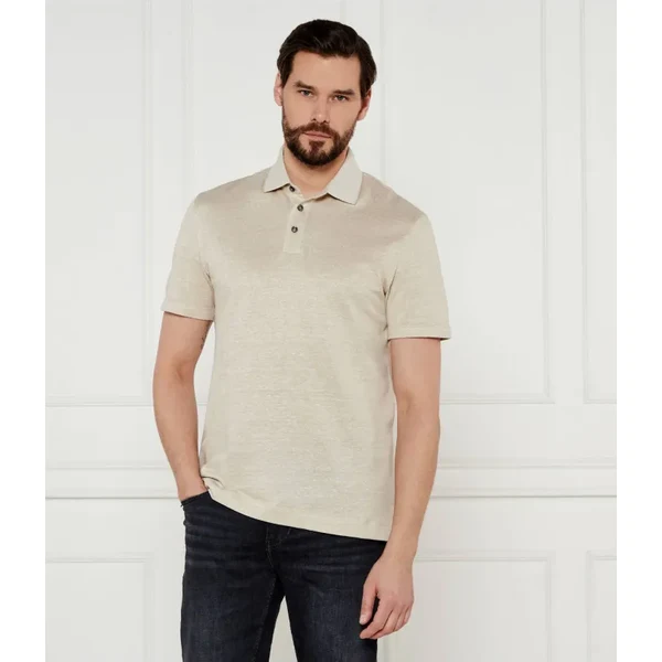 BOSS BLACK Polo tričko H-Press 28 | Regular Fit | s prímesou ľanu 62286240