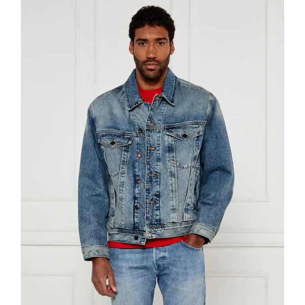 HUGO Džínsová bunda | Loose fit 62263923