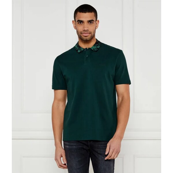 BOSS ORANGE Polo tričko Pe_JungleCollar | Loose fit | pique 62014446