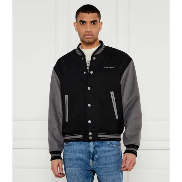 Guess Jeans Bunda bomberka | Regular Fit | s prímesou vlny 61933578