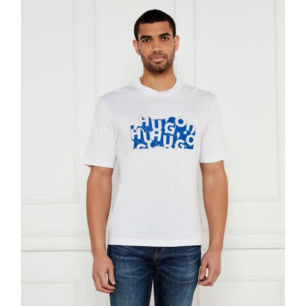 Hugo Blue Tričko Nafralo | Regular Fit 61779584