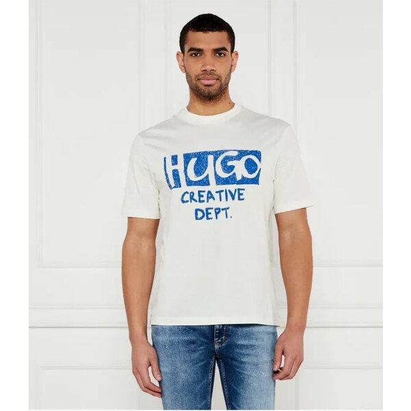 Hugo Blue Tričko Nugocrea | Regular Fit 61779583