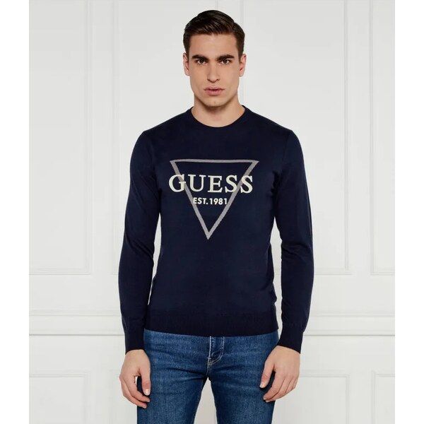 GUESS Sveter FABIAN | Regular Fit | s prímesou kašmíru 61922368