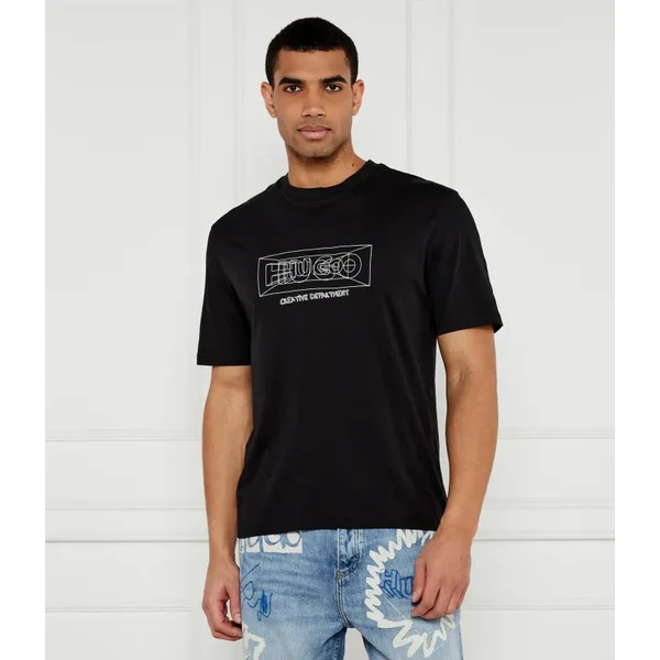 Hugo Blue Tričko Nufrancos | Regular Fit 61427773