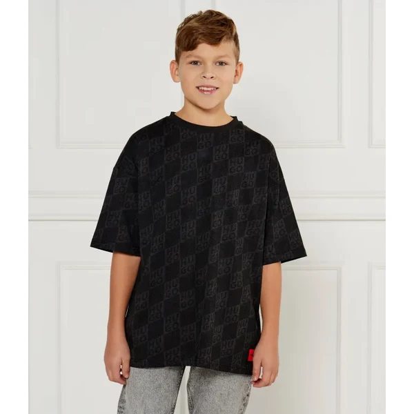 HUGO KIDS Tričko ALL OVER | Relaxed fit 59704675