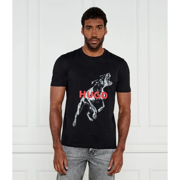 HUGO Tričko Deyladec | Regular Fit 61791990