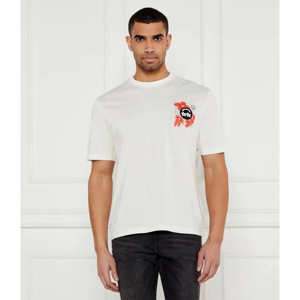 Hugo Blue Tričko Nufloro | Regular Fit 61792003