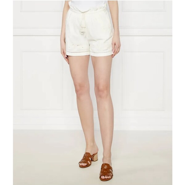 TWINSET Šortky | Loose fit | s prímesou ľanu 50901637