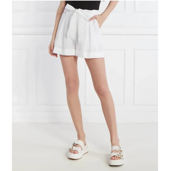 Pinko Šortky PRIMULA | Relaxed fit | s prímesou ľanu 50747527