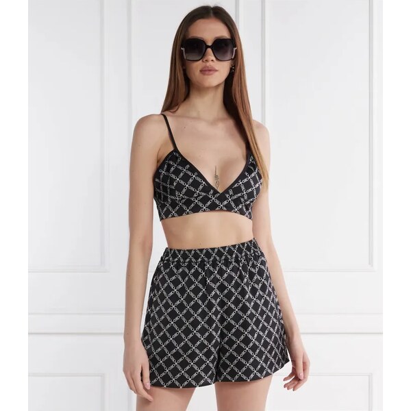 Michael Kors Saténový top EMPIRE | Cropped Fit 50407758