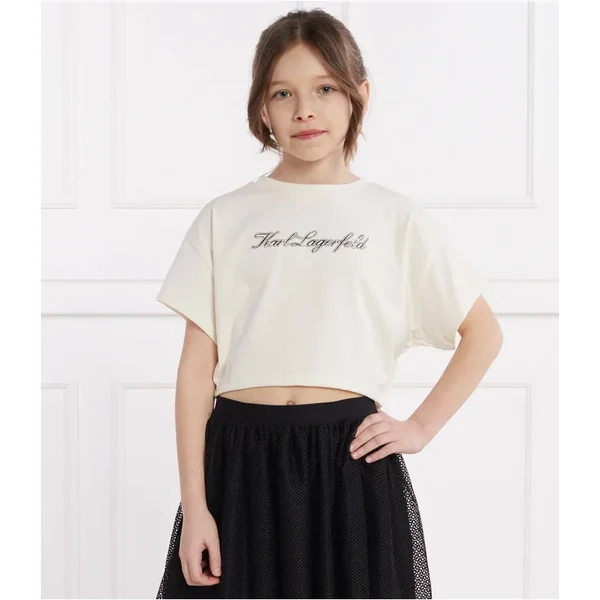 Karl Lagerfeld Kids Tričko | Cropped Fit 50360755