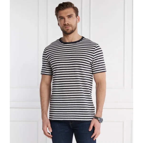 BOSS BLACK Tričko Tiburt | Regular Fit | s prímesou ľanu 50336478