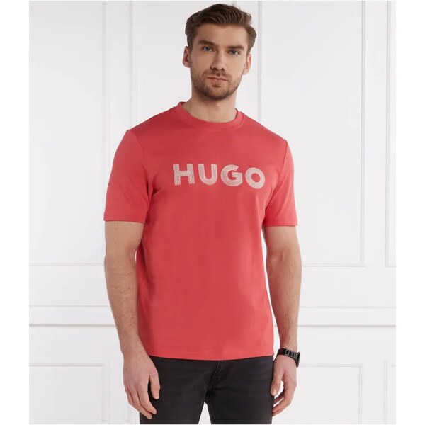 HUGO Tričko Drochet | Regular Fit 50336486