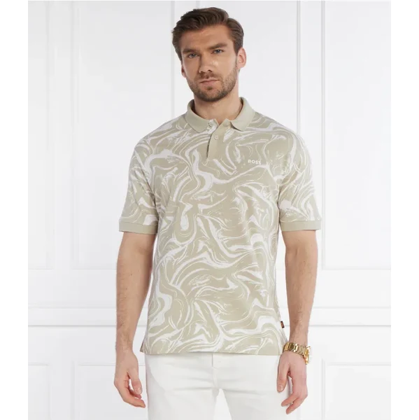 BOSS ORANGE Polo tričko AlloverOcean | Regular Fit 50177923