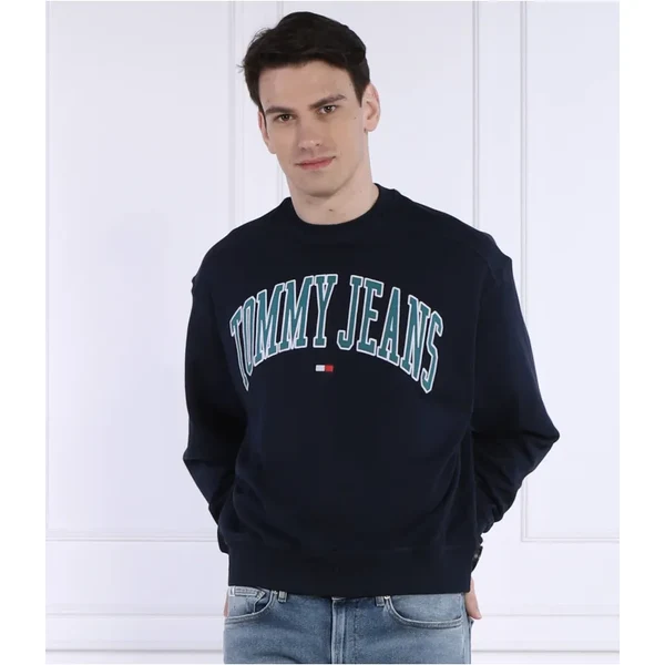 Tommy Jeans Mikina BOXY POP VARSITY CREW | Oversize fit 50177947