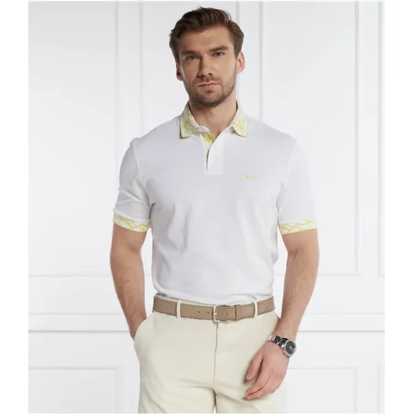BOSS ORANGE Polo tričko Pe_Ocean_detailed | Regular Fit 50048934