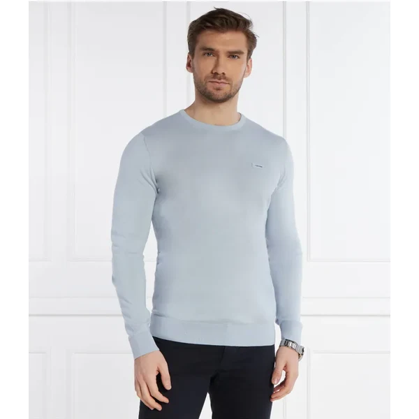 Calvin Klein Sveter | Regular Fit | s prímesou hodvábu 49844583