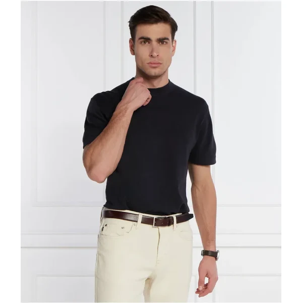 BOSS ORANGE Sveter Kruccio | Regular Fit | s prímesou ľanu 49880507