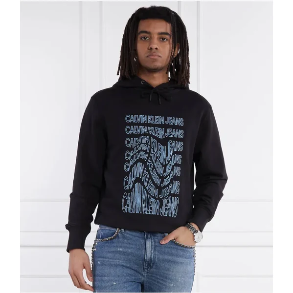 Calvin Klein Jeans Mikina INSTITUTIONAL WARP | Regular Fit 49308574