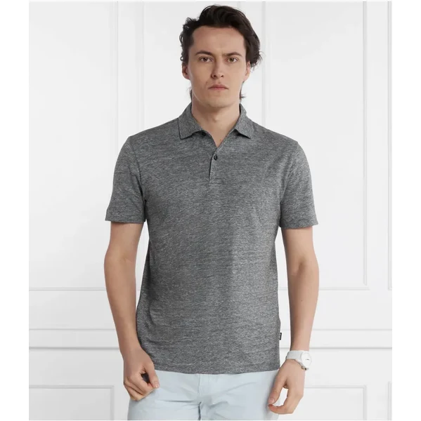 BOSS BLACK Ľanové polo tričko Press 56 | Regular Fit 49287695