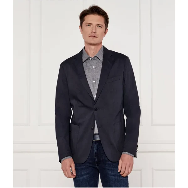 BOSS BLACK Ľanová sako P-Hanry-WG-241 | Slim Fit 49240745