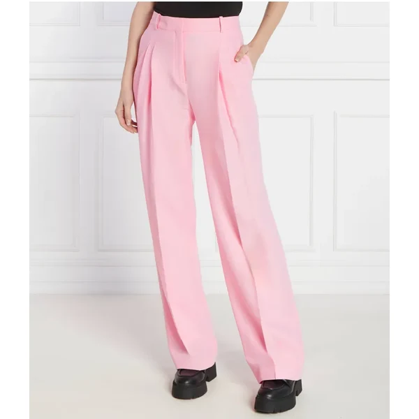 HUGO Nohavice Havira | Relaxed fit | s prímesou ľanu 49215094