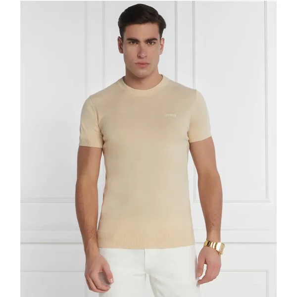 GUESS Tričko | Regular Fit | s prímesou hodvábu 49026648