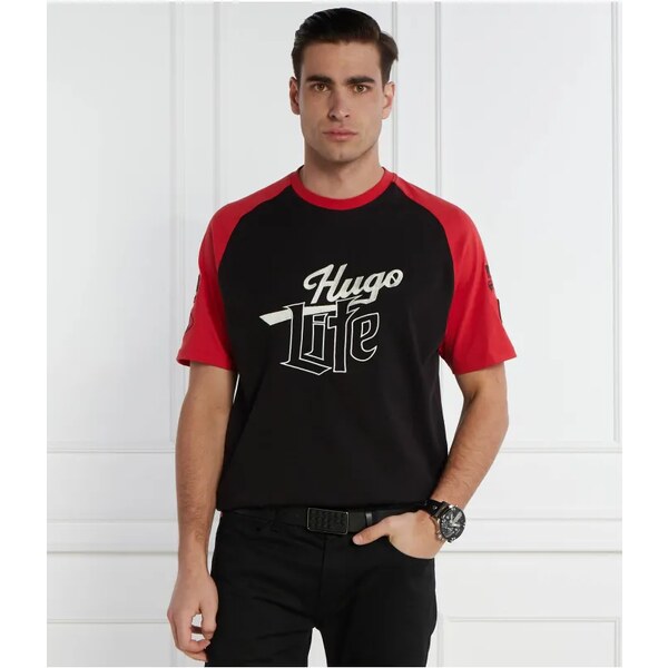 HUGO Tričko Dilife | Loose fit 48763878