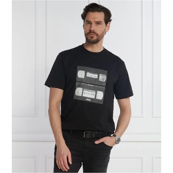 BOSS ORANGE Tričko TeRetroLeo | Relaxed fit 48663648