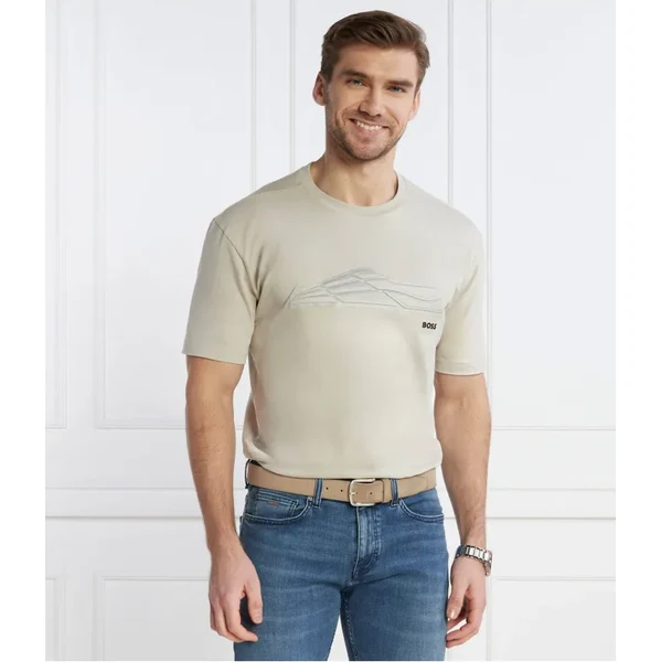 BOSS GREEN Tričko Tee Titanium | Regular Fit 48202169