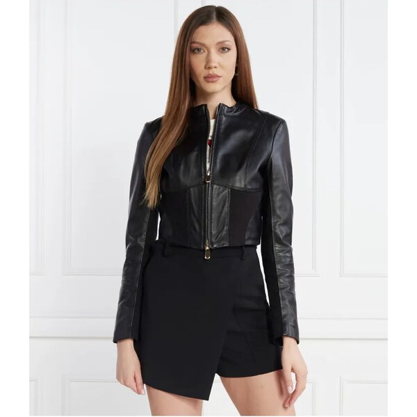 Pinko Kožená bunda | Cropped Fit 48117265