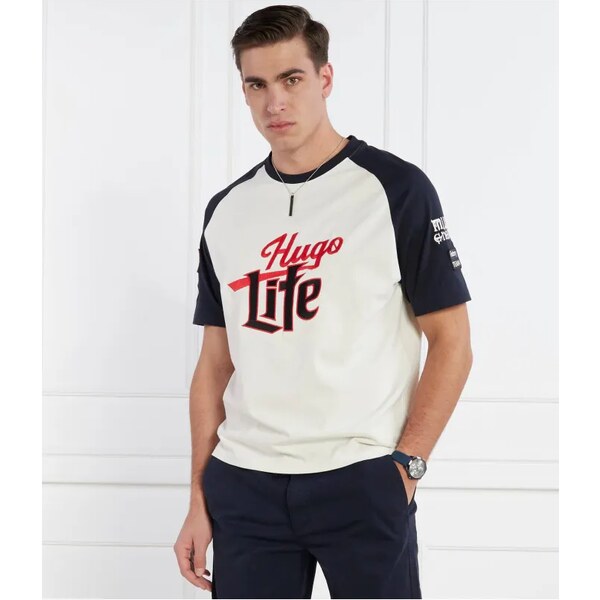 HUGO Tričko Dilife | Loose fit 47967317
