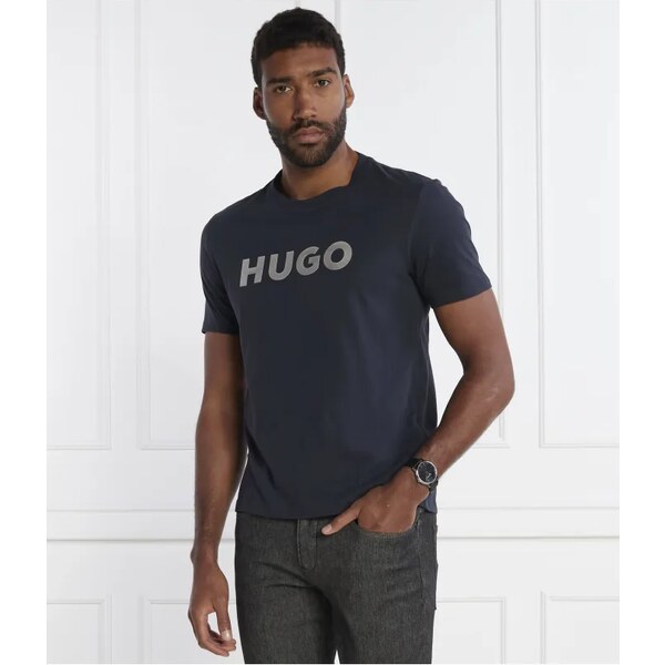 HUGO Tričko Dulivio_U241 | Regular Fit 61094797