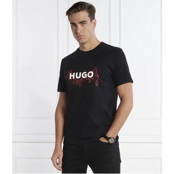 HUGO Tričko Dulive_U241 | Regular Fit 47127138