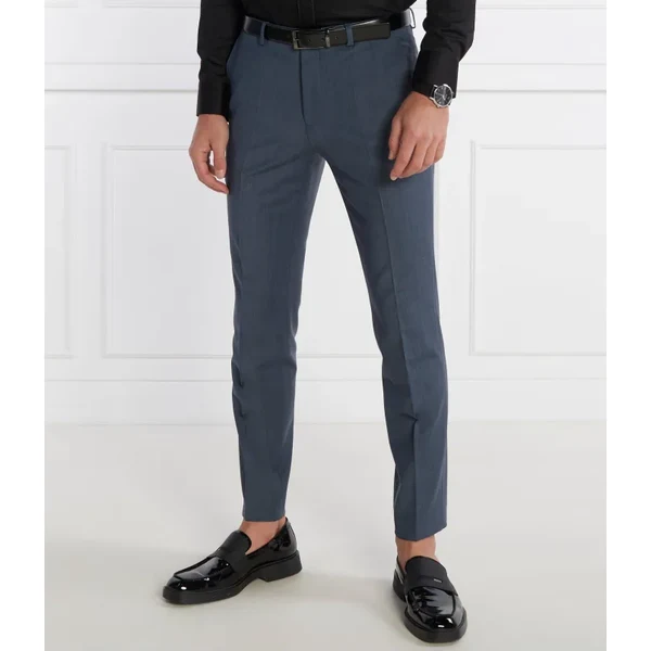 HUGO Chino nohavice Hesten232X | Slim Fit | s prímesou vlny 62558371