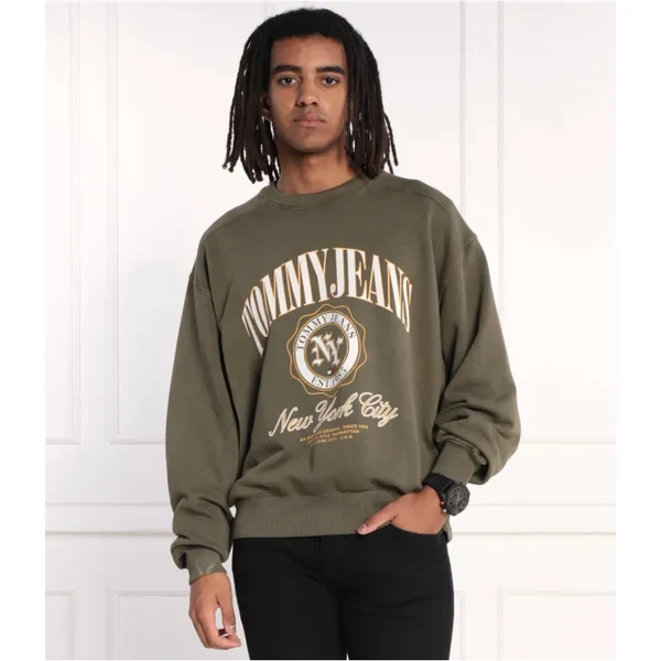 Tommy Jeans Mikina TJM BOXY LUXE VARSITY CREW | Regular Fit 46545986