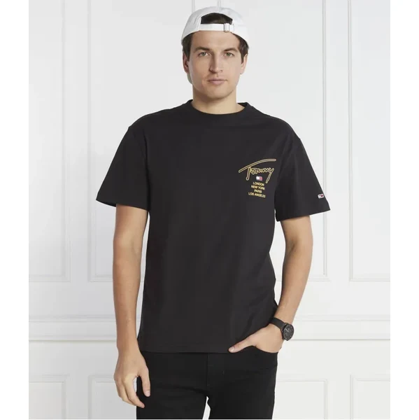 Tommy Jeans Tričko GOLD SIGNATURE BACK | Regular Fit 45911810