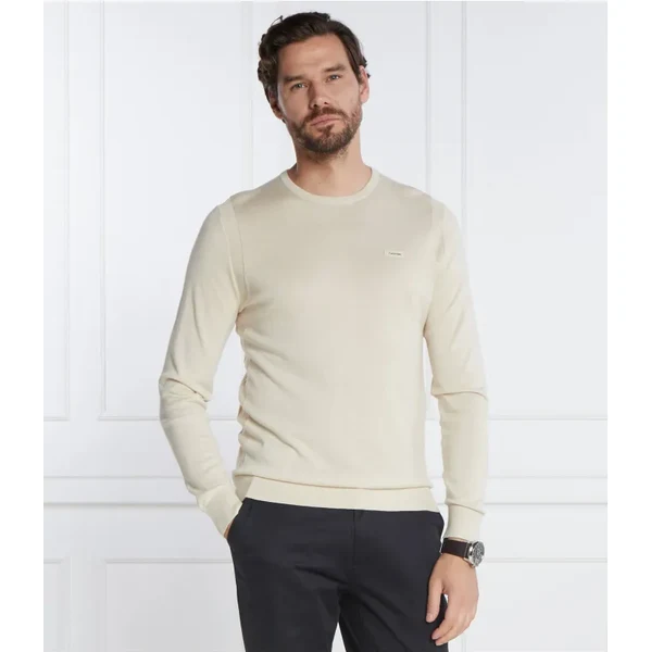 Calvin Klein Sveter SILK BLEND CN | Slim Fit | s prímesou hodvábu 45859718