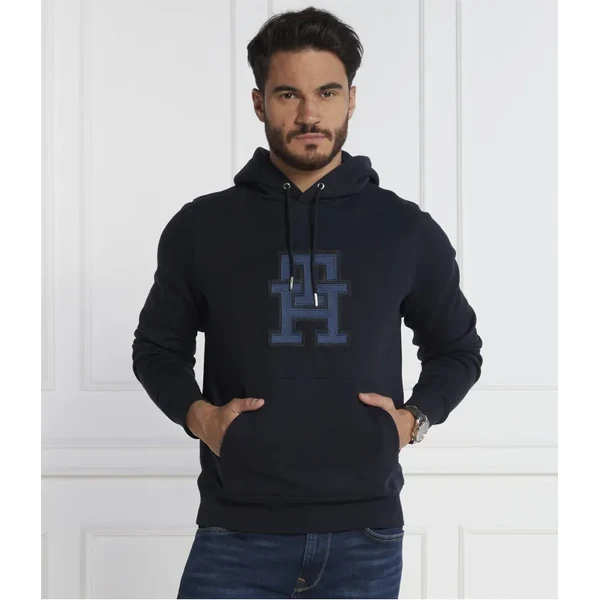 Tommy Hilfiger Mikina MONOGRAM APPLIQUE HOODY | Regular Fit 45574553