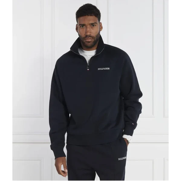 Tommy Hilfiger Mikina MONOTYPE EMBRO HALF ZIP | Regular Fit 45536015