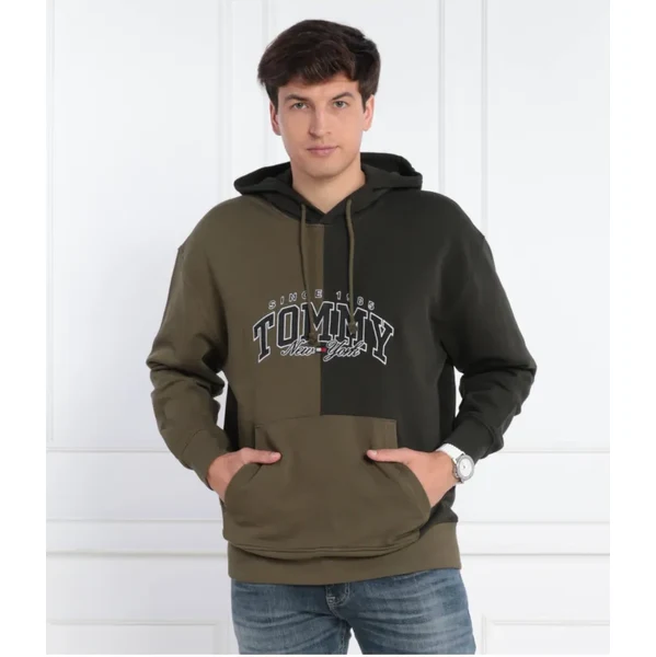 Tommy Jeans Mikina TJM RLX VARSITY TWO-TONE HOODIE | Loose fit 45481523