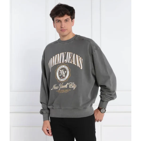 Tommy Jeans Mikina TJM BOXY LUXE VARSITY CREW | Regular Fit 45481527